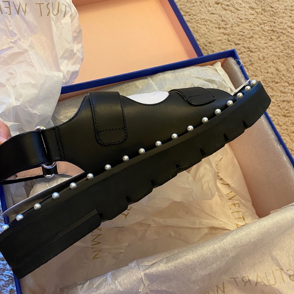Stuart Weitzman Zoe Lift Sandal 7.5 - Picture 7 of 8